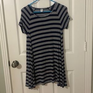 womens navy blue t shirt dress